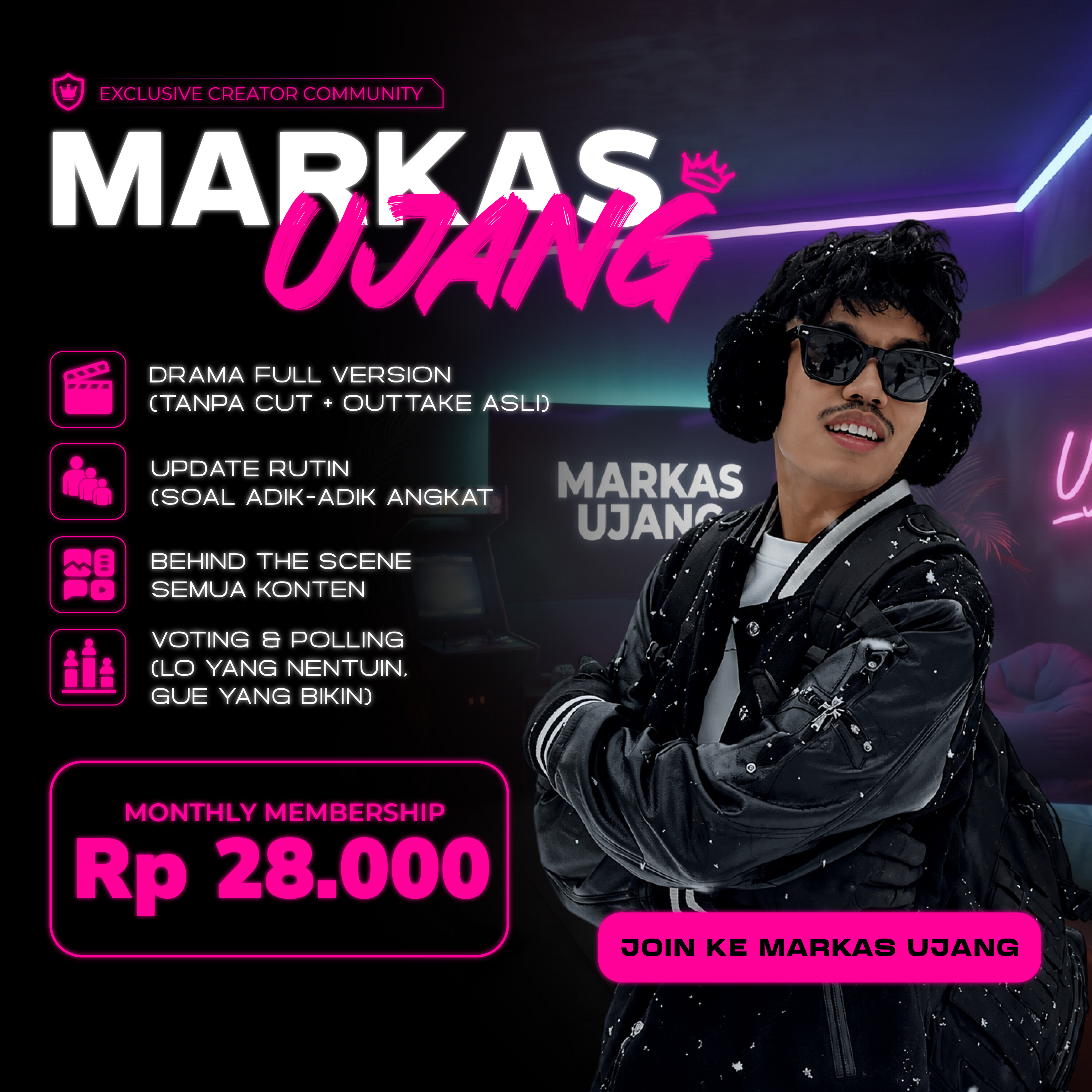 Markas Ujang — Exclusive Community